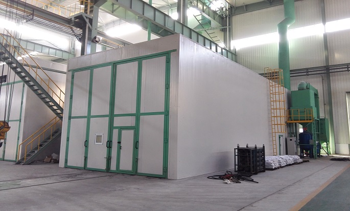 風力回收噴砂房房體