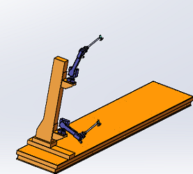 AGV移動(dòng)噴砂機(jī)器人示意圖3