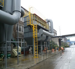 旋風(fēng)+布袋除塵器