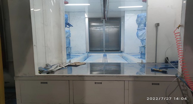 噴粉房人工補漆臺