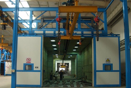 結(jié)構(gòu)件機械噴砂房