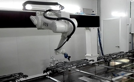 汽車零件機器人噴漆